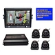 10 inch monitor 360 around view parking system with Bsd Alarm Pedestrian Detection for Bus Truck RV